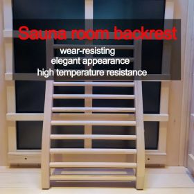 Hemlock Round Stick Sauna Backrest