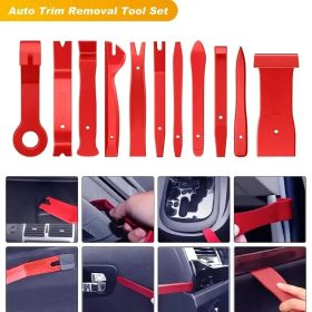 Car Interior Removal Tools Trim Pry Removal Tools Car Removal Tool Kits Door Panel Radio Stereo Audio Dashboard Terminal Repair Kits. Pry Tools, (Option: 42pc red)