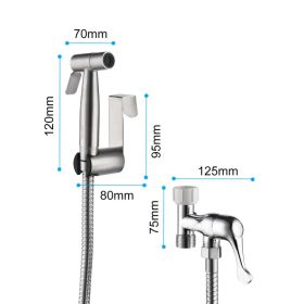 Bidet Sprayer for Toilet, Handheld Cloth Diaper Sprayer (Option: As picture)