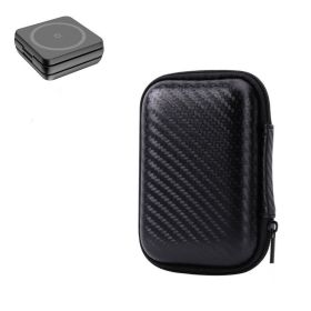 Magnetic Suction Wireless Charging And Folding Phone Holder (Option: Black Storage Package)