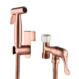 Bidet Sprayer for Toilet, Handheld Cloth Sprayer, Bathroom Sprayer Kit Spray Attachment with Hose, Stainless Steel Easy Install Great Water Press (Option: As picture)