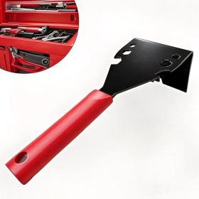 Multifunctional Home Dismantling Hand Tool Puller, Crowbar, Nail Remper, Trimple (Option: Red handled shovel)