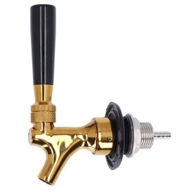 Beer Faucet Stainless Steel Brass Non Adjustable Beer Keg Tap For Bars Restaurants Hotels (Option: Default)