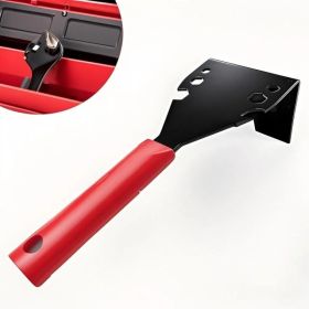 Compact Demolition Kit – 3 Tools in 1 (Pry, Pull, Hammer) – Perfect for Camping & Emergency Use (Option: Red handled shovel)