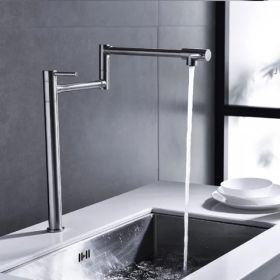 Pot Filler Faucet Brushed Nickel Finish with Extension Shank (Option: As picture)