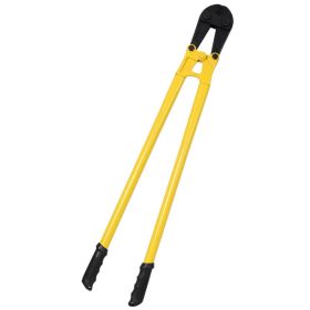 42" Heavy-Duty Medium Bolt Cutter for Fence, Steel Wire, Chain, Screws, Rivets & Medium Padlocks, Ergonomic Soft Rubber Grip Handle (Option: Default title)